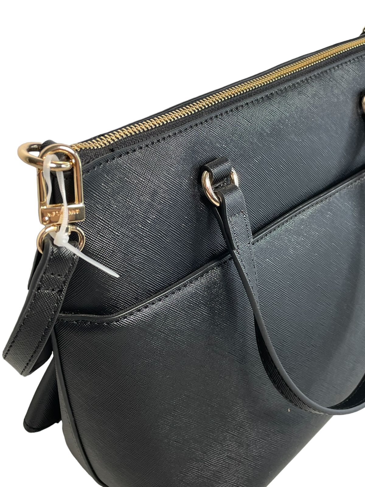 BOLSA DE MANO CON MONEDERO ANNE KLEIN OPCIONES: NEGRO, SALMON