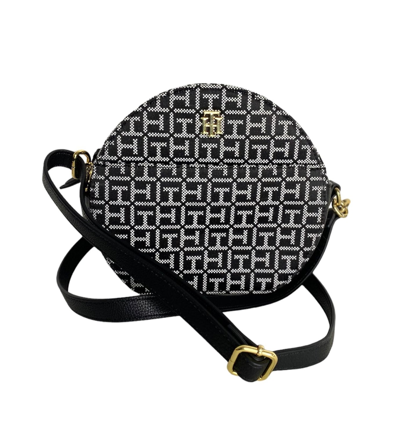 BOLSO CROSSBODY TOMMY HILFIGER NEGRA REDONDO