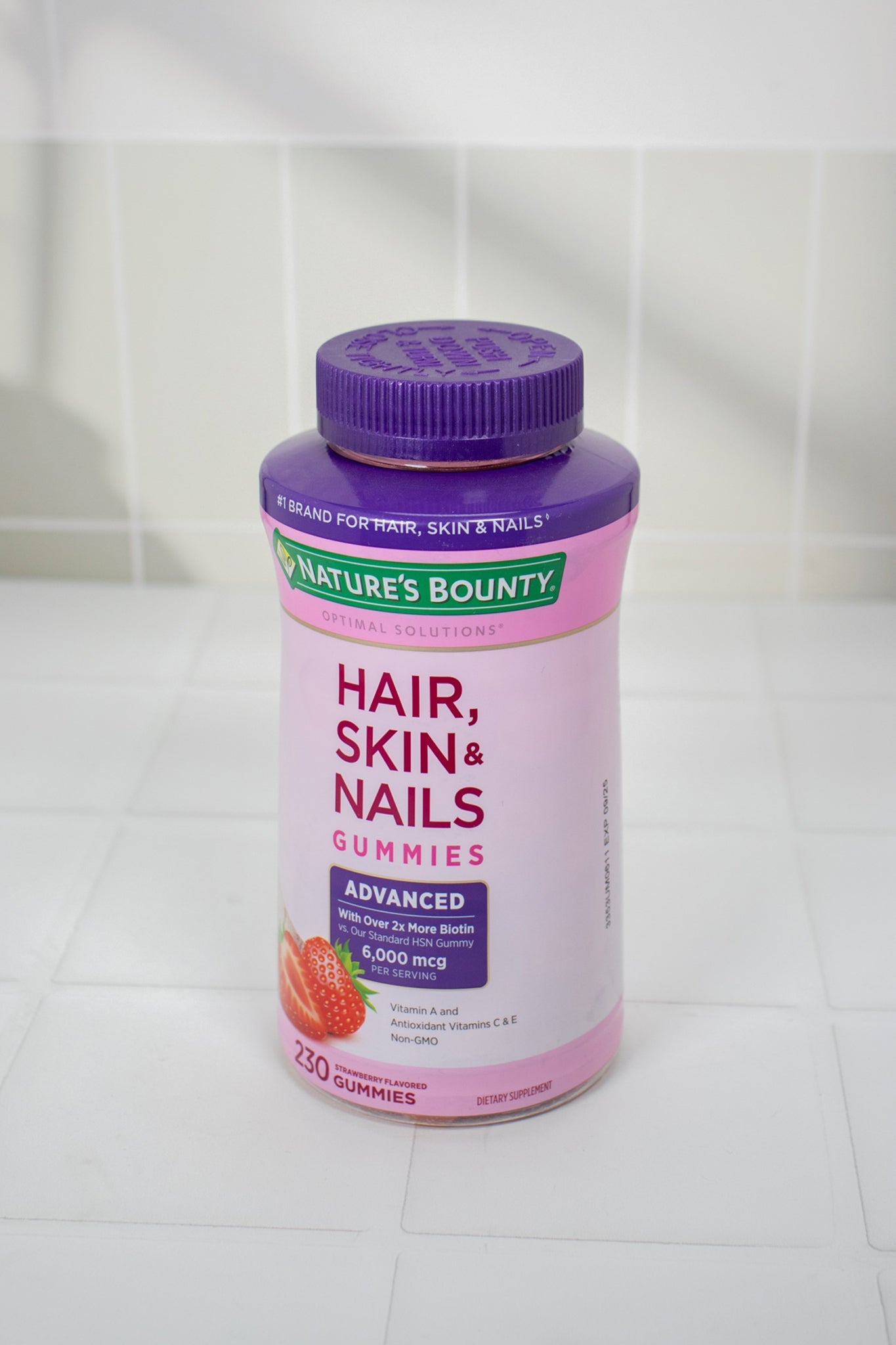 Gomitas Vitaminas para Cabello, Piel & Uñas NATURE´S BOUNTY Hair, Skin & Nails