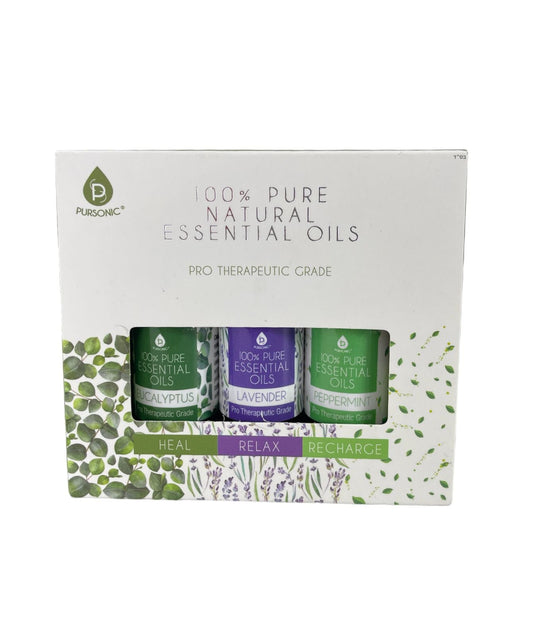 ACEITES DE ESCENCIA 100% NATURALES  OPCIONES: EUCALIPTO, LAVANDA, MENTA   O EUCALIPTO, LAVANDA, TEA TREE