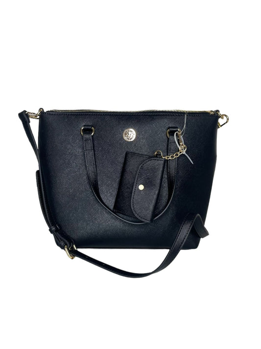 BOLSA DE MANO CON MONEDERO ANNE KLEIN OPCIONES: NEGRO, SALMON