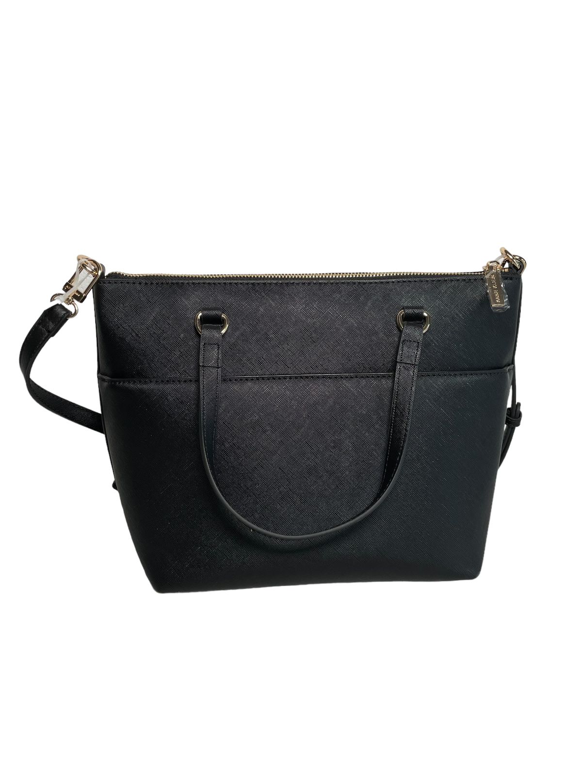 BOLSA DE MANO CON MONEDERO ANNE KLEIN OPCIONES: NEGRO, SALMON